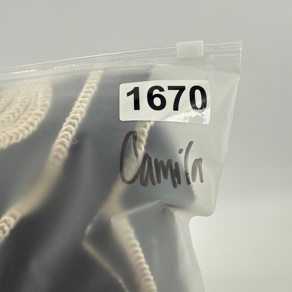 Camila Coelho Revolve Black Linen Crochet Embroider Tassel Lace Up Mini Dress M - Picture 12 of 12